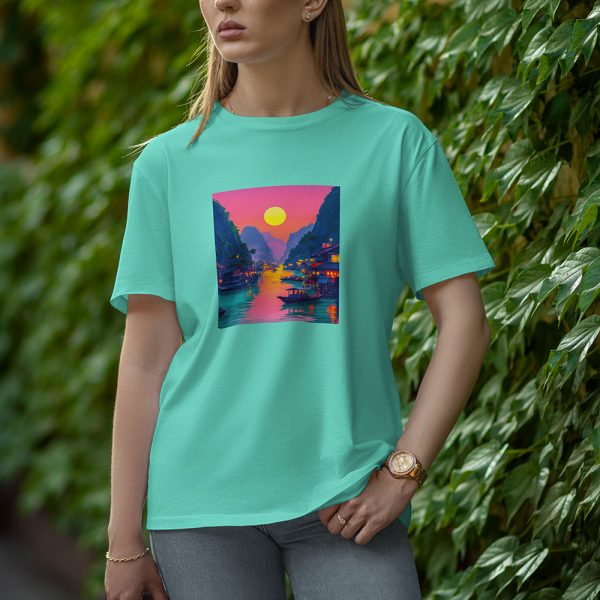 Afternoon - Half Sleeve T-Shirt for Women