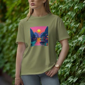 Afternoon - Half Sleeve T-Shirt for Women