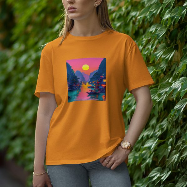 Afternoon - Half Sleeve T-Shirt for Women