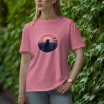 Alone Cat - Half Sleeve T-Shirt for Women