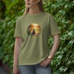 Boat Girl - Half Sleeve T-Shirt for Women