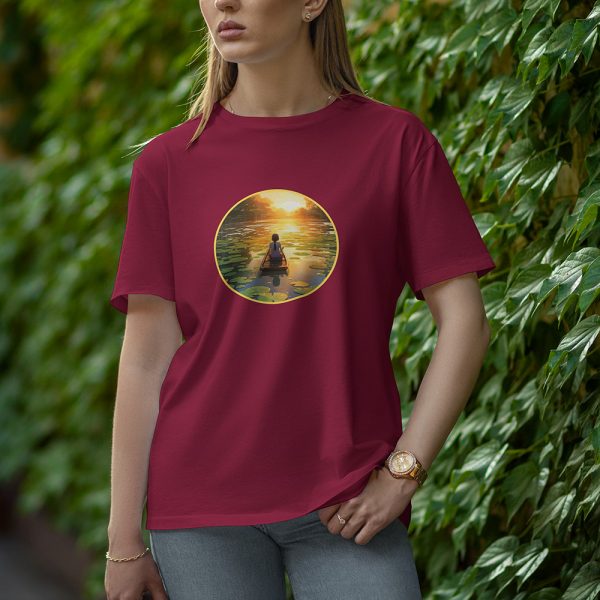 Boat Girl - Half Sleeve T-Shirt for Women