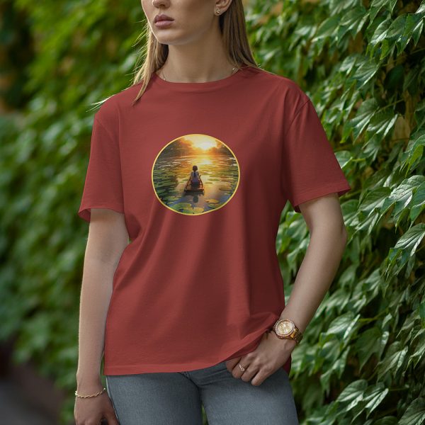 Boat Girl - Half Sleeve T-Shirt for Women