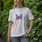 Butterfly - Half Sleeve T-Shirt for Women