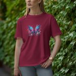 Butterfly - Half Sleeve T-Shirt for Women