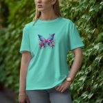 Butterfly - Half Sleeve T-Shirt for Women