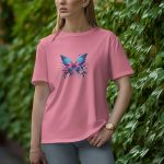 Butterfly - Half Sleeve T-Shirt for Women