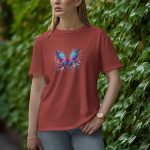 Butterfly - Half Sleeve T-Shirt for Women