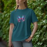 Butterfly - Half Sleeve T-Shirt for Women