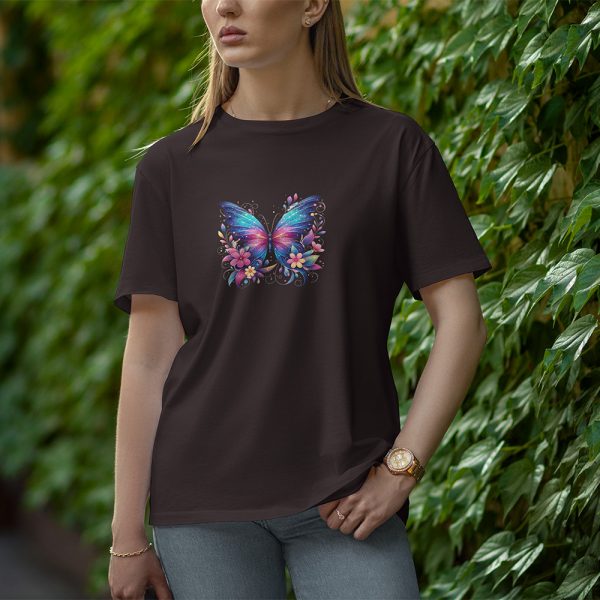 Butterfly - Half Sleeve T-Shirt for Women