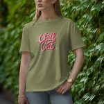 Chill Out - Half Sleeve T-Shirt for Women