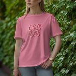 Chill Out - Half Sleeve T-Shirt for Women