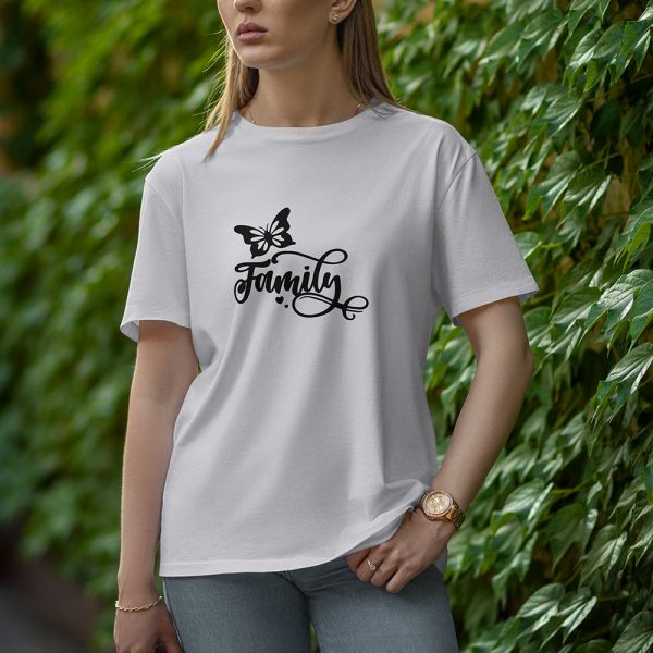 Family - Half Sleeve T-Shirt for Women