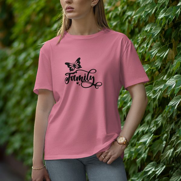 Family - Half Sleeve T-Shirt for Women