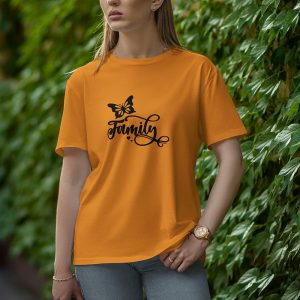 Family - Half Sleeve T-Shirt for Women