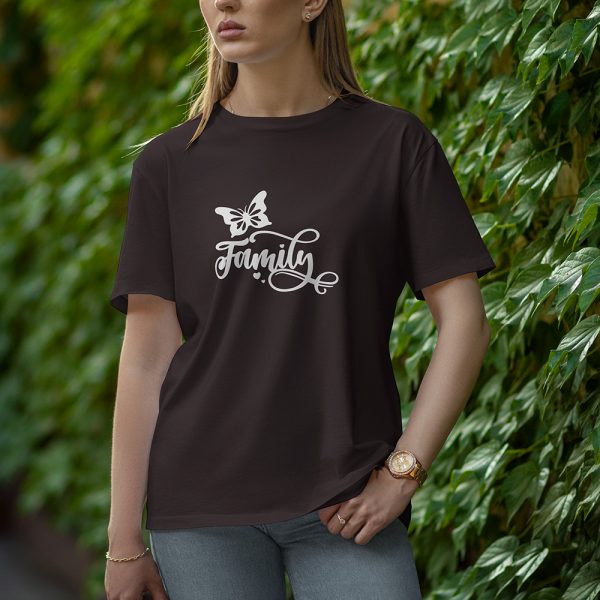 Family - Half Sleeve T-Shirt for Women