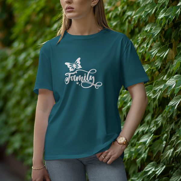 Family - Half Sleeve T-Shirt for Women