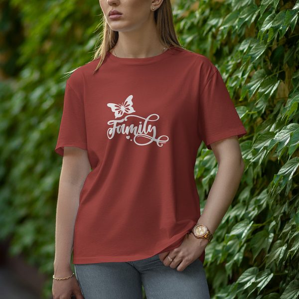 Family - Half Sleeve T-Shirt for Women