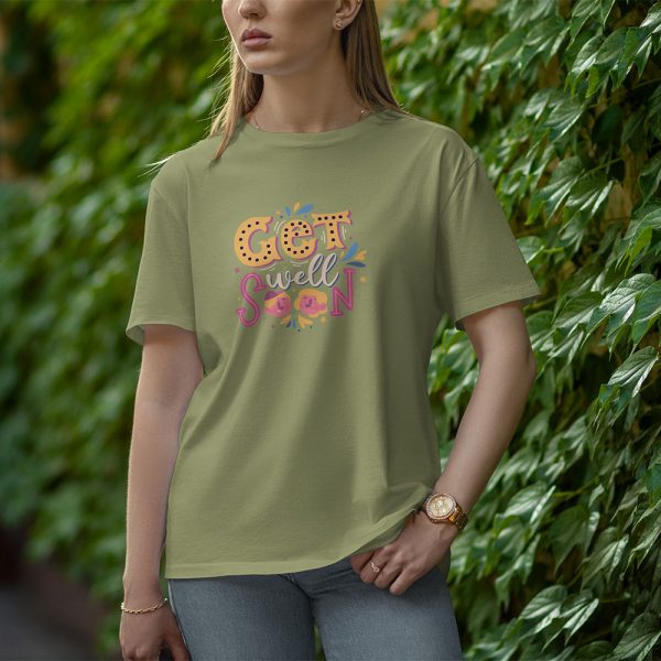 Get Well Soon - Half Sleeve T-Shirt for Women