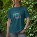 Girl Can Do Anything - Half Sleeve T-Shirt for Women