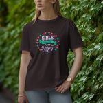 Girl Can Do Anything - Half Sleeve T-Shirt for Women