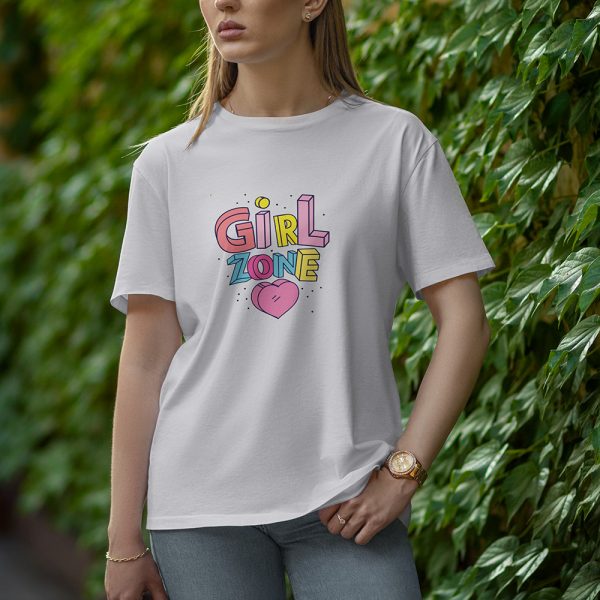 Girl Zone - Half Sleeve T-Shirt for Women