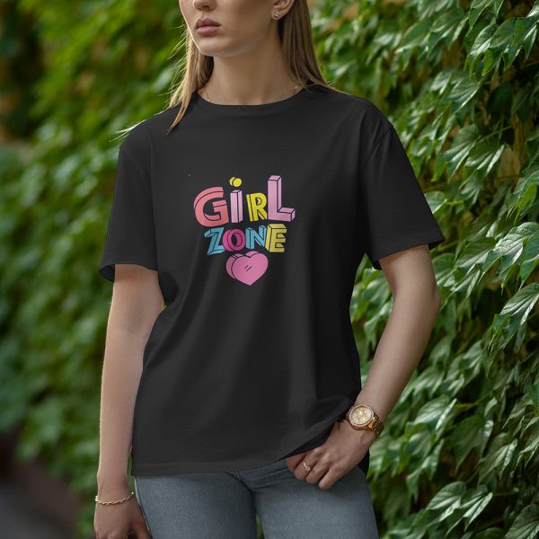 Girl Zone - Half Sleeve T-Shirt for Women