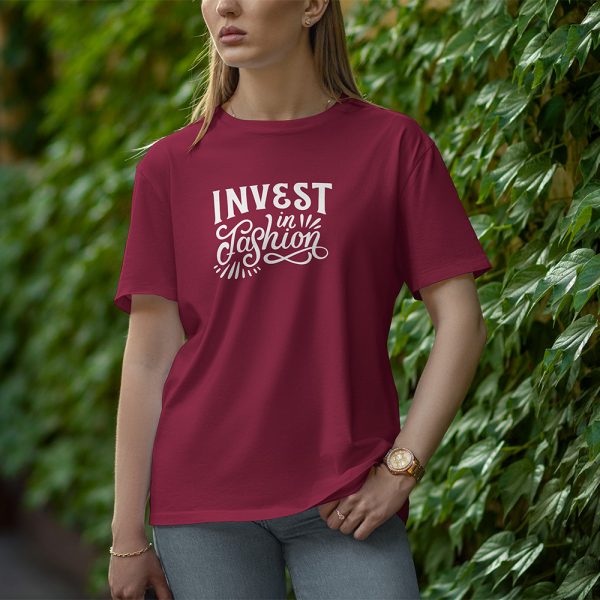 Invest In Fashion - Half Sleeve T-Shirt for Women