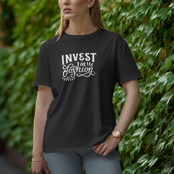 Invest In Fashion - Half Sleeve T-Shirt for Women