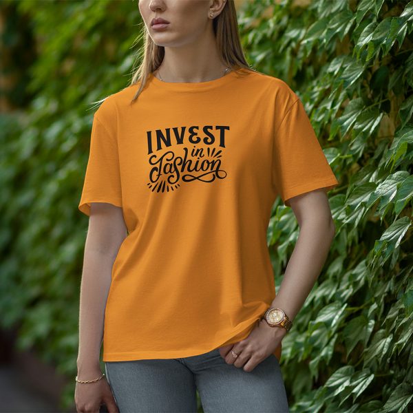 Invest In Fashion - Half Sleeve T-Shirt for Women