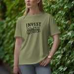 Invest In Fashion - Half Sleeve T-Shirt for Women