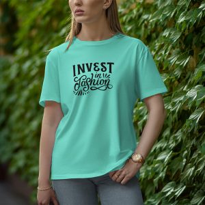 Invest In Fashion - Half Sleeve T-Shirt for Women