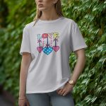 Love - Half Sleeve T-Shirt for Women