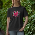 Love You - Half Sleeve T-Shirt for Women