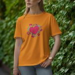 Love You - Half Sleeve T-Shirt for Women