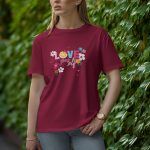 Love Yourself - Half Sleeve T-Shirt for Women