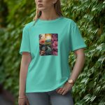 Natural - Half Sleeve T-Shirt for Women