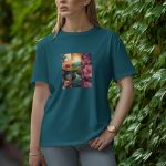 Natural - Half Sleeve T-Shirt for Women