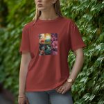 Natural - Half Sleeve T-Shirt for Women