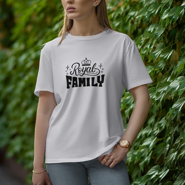 Royal Family - Half Sleeve T-Shirt for Women