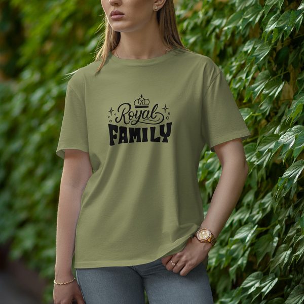 Royal Family - Half Sleeve T-Shirt for Women