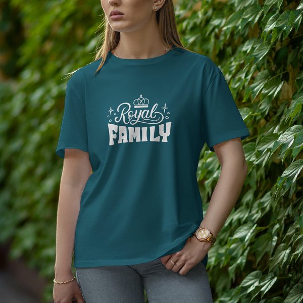 Royal Family - Half Sleeve T-Shirt for Women