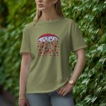 Umbrella With Love - Half Sleeve T-Shirt for Women