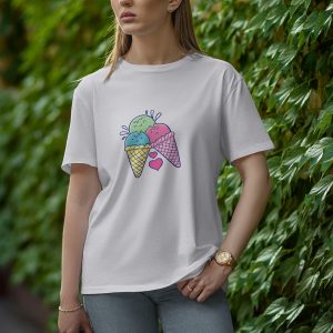 Yay - Half Sleeve T-Shirt for Women