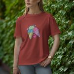 Yay - Half Sleeve T-Shirt for Women