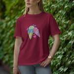 Yay - Half Sleeve T-Shirt for Women