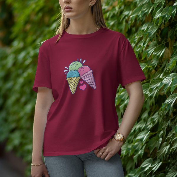 Yay - Half Sleeve T-Shirt for Women