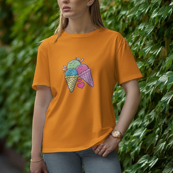 Yay - Half Sleeve T-Shirt for Women