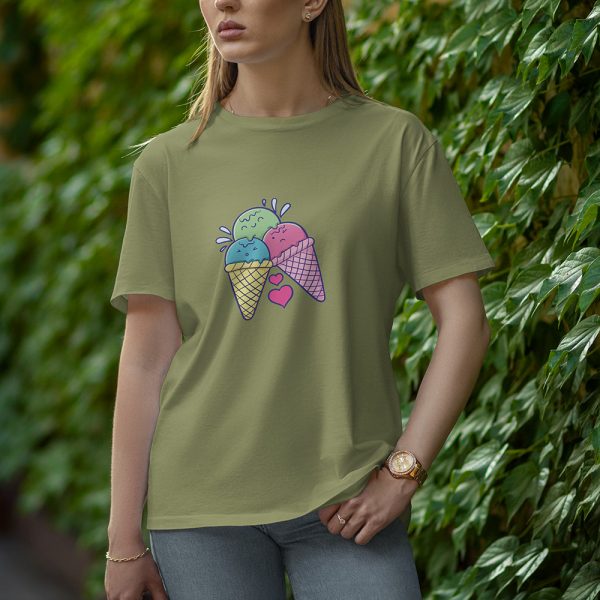 Yay - Half Sleeve T-Shirt for Women