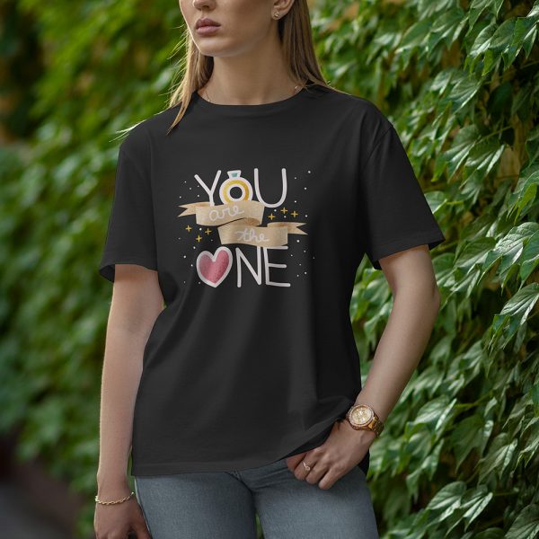 You Are The One - Half Sleeve T-Shirt for Women